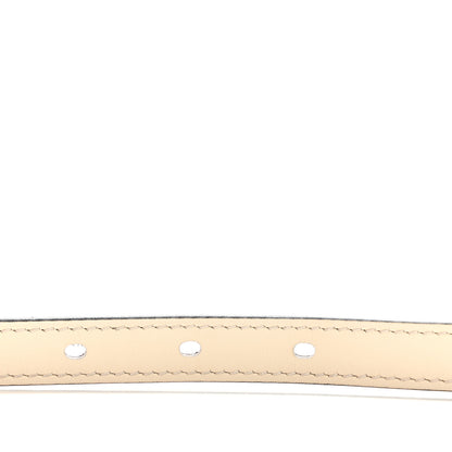 Hermes Epsom Swift 13mm Lucky 15 Belt 75 30 Etoupe White 5 of 6