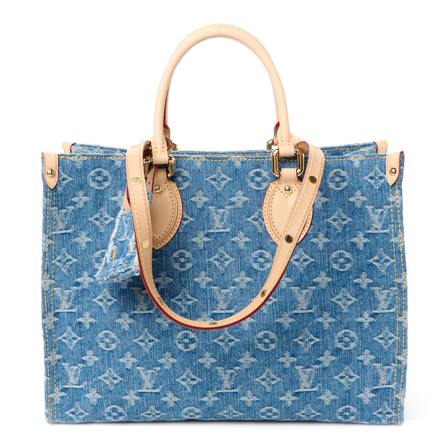 Monogram Denim Onthego MM Blue