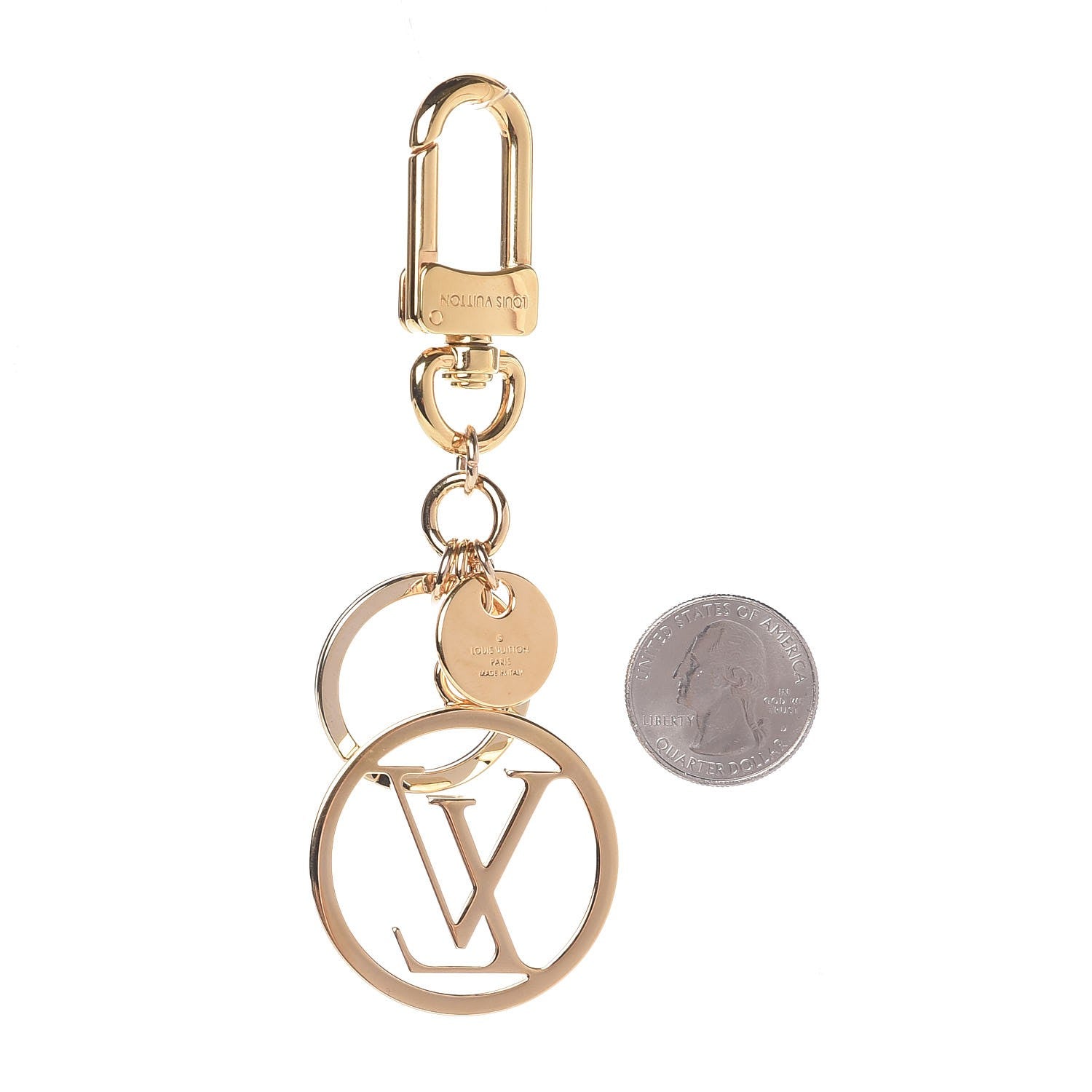 Louis Vuitton LV Circle Key Holder Gold 2 of 3