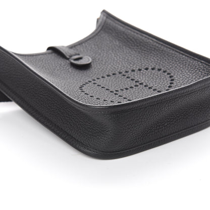 Hermes Taurillon Clemence Evelyne TPM Black 8 of 9