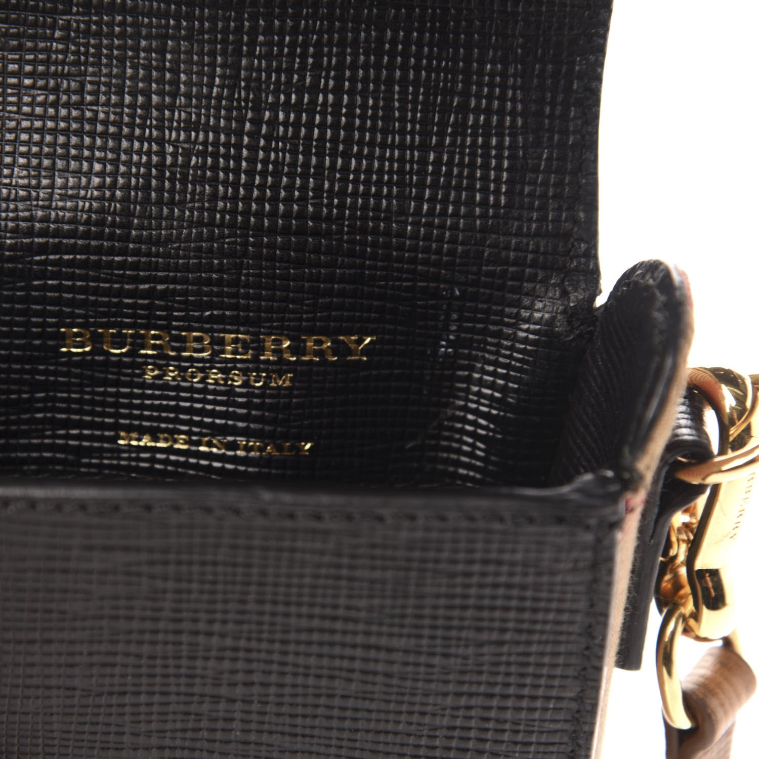 Burberry Prorsum Grainy Calfskin Oblong Belt Bag Black 6 of 9