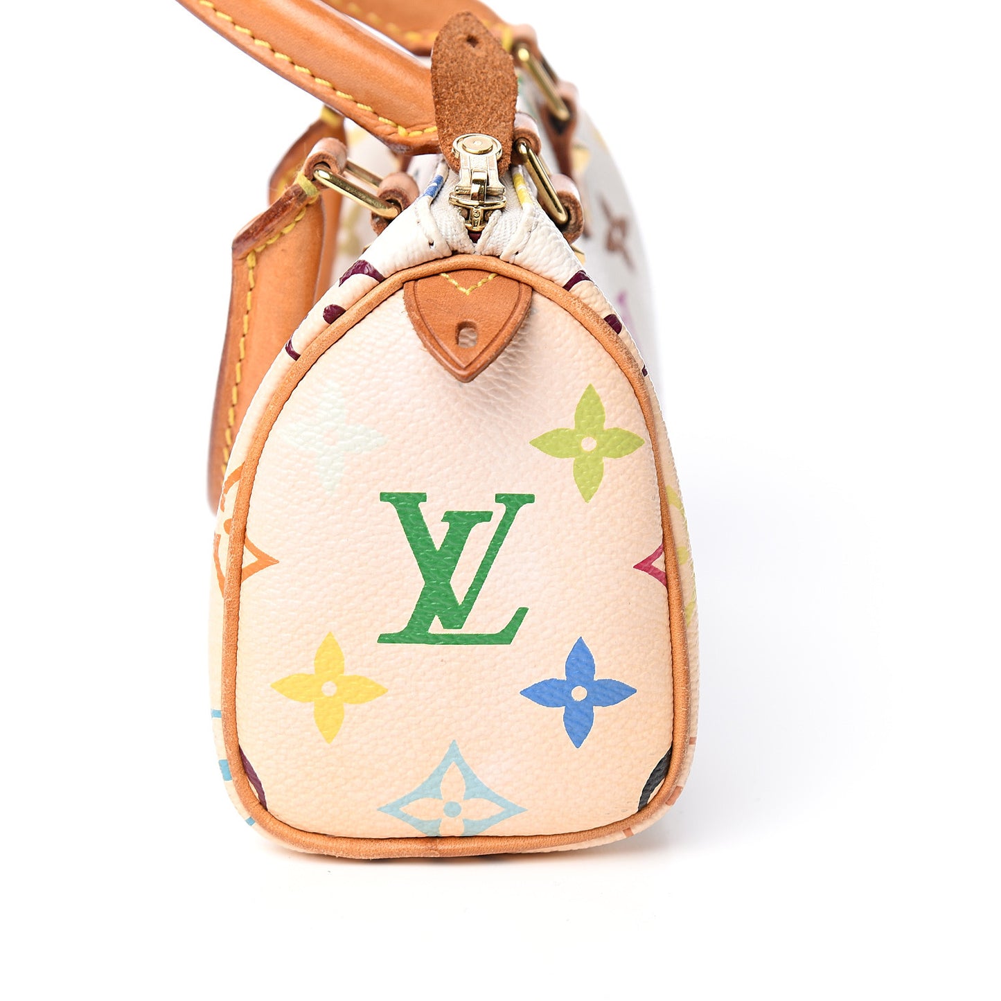 Monogram Multicolor Mini Sac HL Speedy White