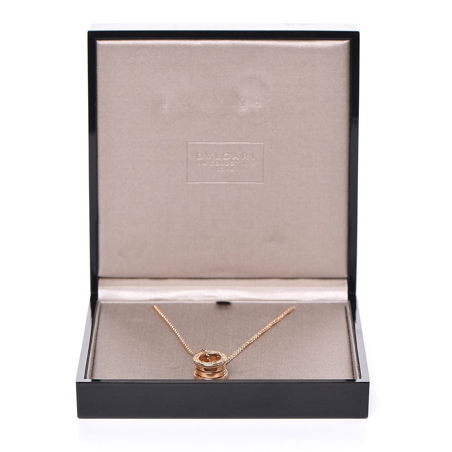18K Rose Gold B.Zero1 Pendant Necklace