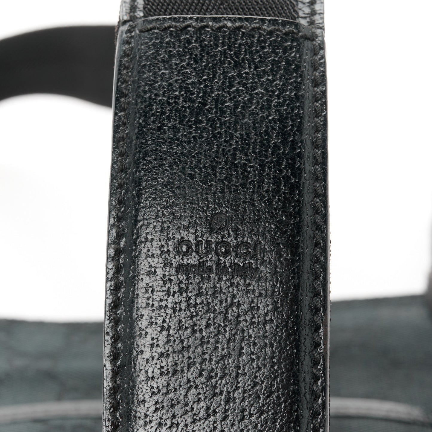 Monogram Flat Messenger Bag Black