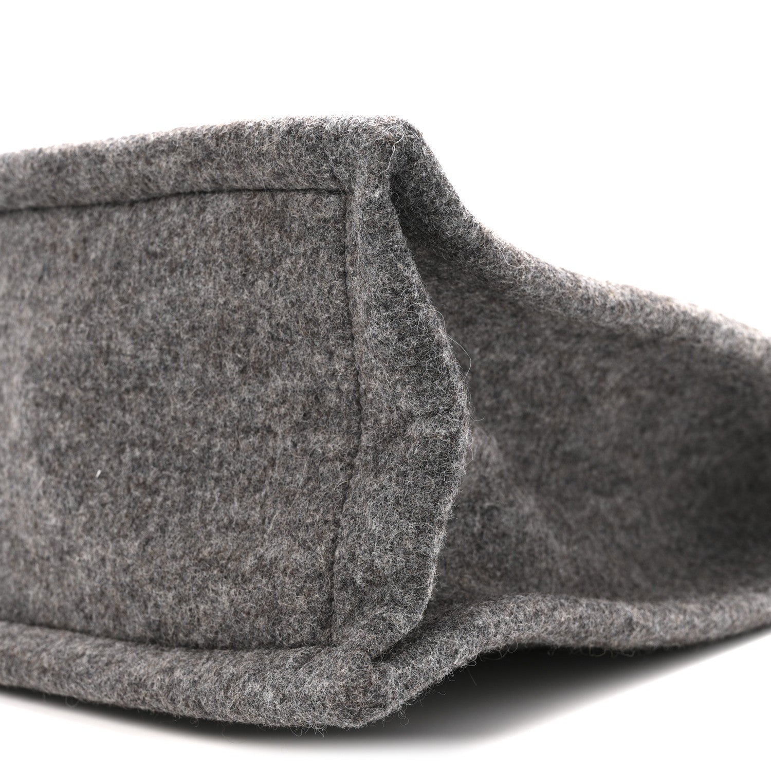 Saint Laurent Wool Calfskin Rive Gauche Tote Grey 9 of 13