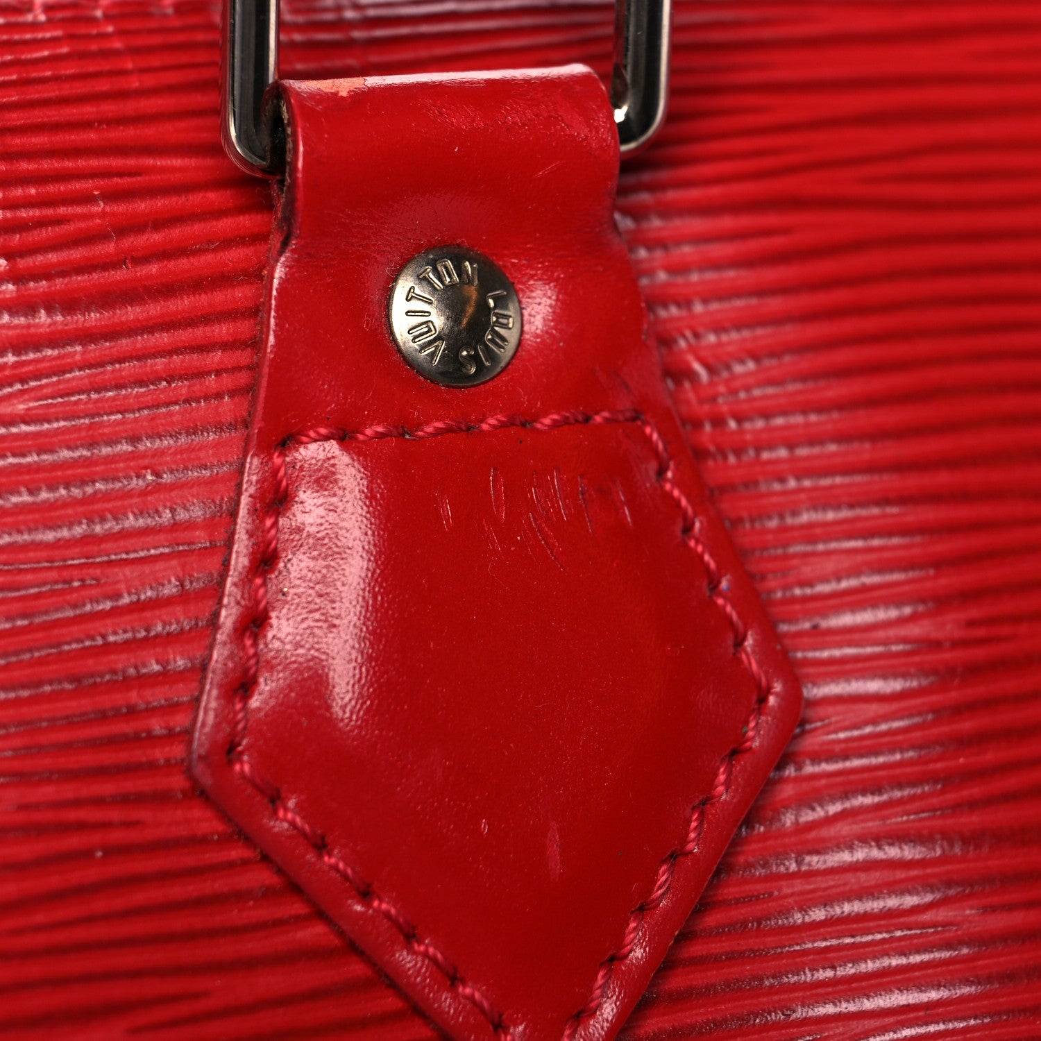 Louis Vuitton Epi Speedy 30 Castillan Red 17 of 18