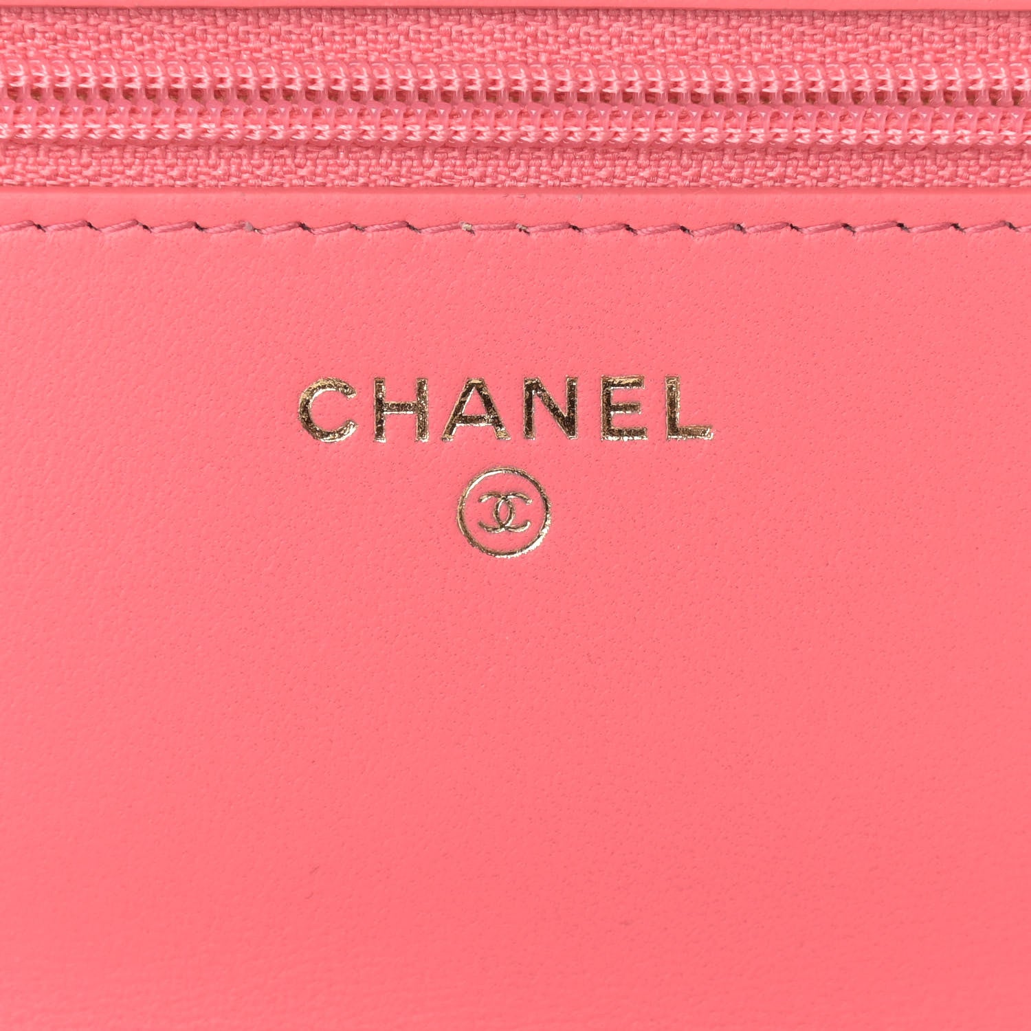 Chanel Lambskin Quilted CC Pearl Crush Wallet on Chain WOC Pink 5 of 11