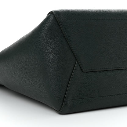 Celine Soft Grained Calfskin Sangle Bucket Bag Green 9 of 10