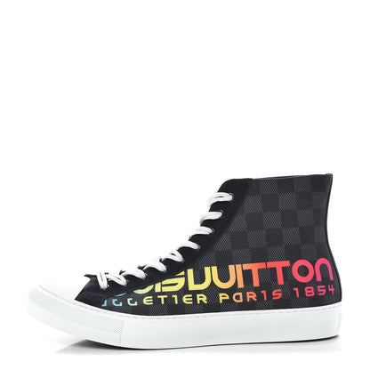 Louis Vuitton Damier Cobalt Tattoo Sneaker Boots 9 1 of 8
