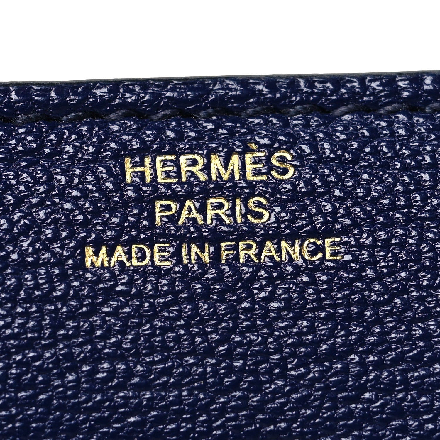 Hermes Chevre Mysore Mini Clic Card Holder Bleu Nuit 6 of 11