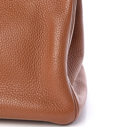 Hermes Taurillon Clemence Birkin 35 Gold 37 of 39
