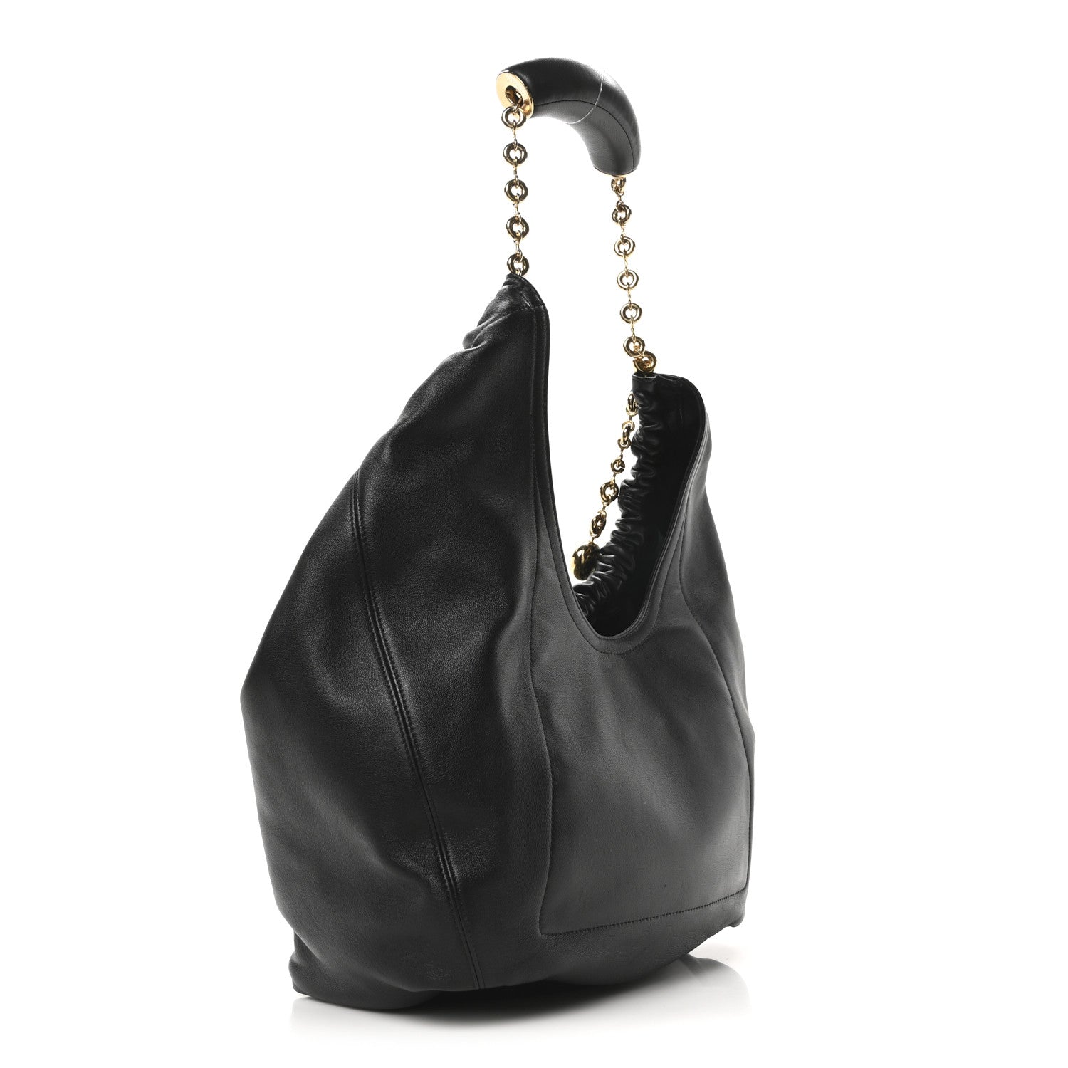 Loewe Buttery Nappa Lambskin Medium Squeeze Bag Black 3 of 9