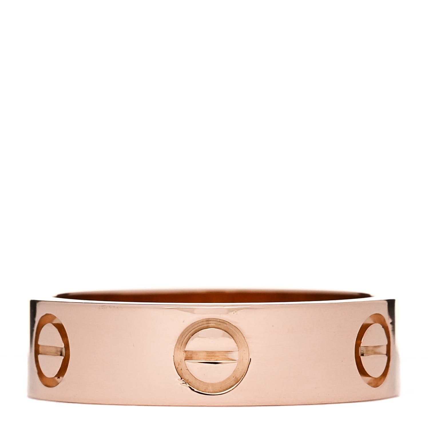 Cartier 18K Pink Gold 5.5mm LOVE Ring 56 7.75 1 of 5