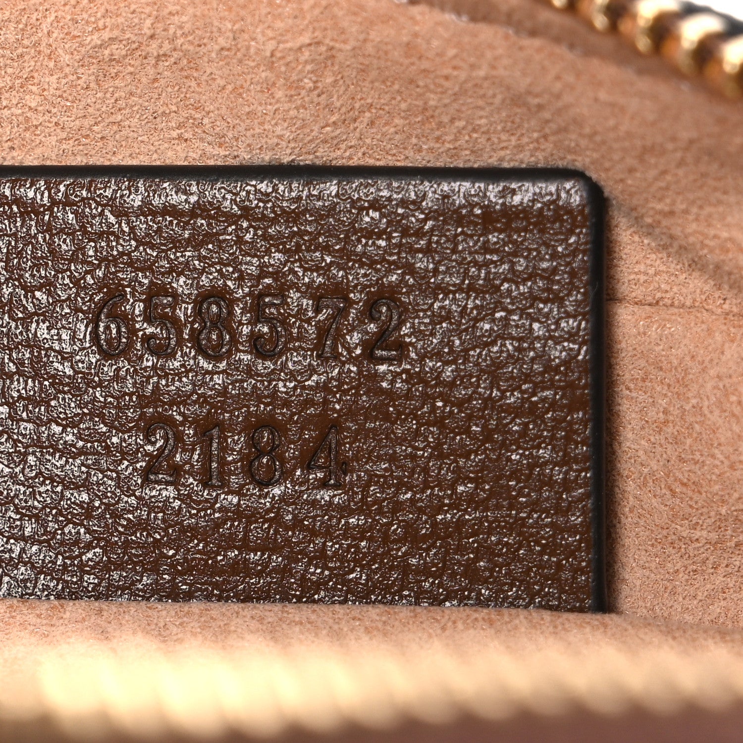 Gucci GG Supreme Monogram Azalea Calfskin Mini Retro Interlocking G Shoulder Bag Beige Ebony Brown Sugar 7 of 10