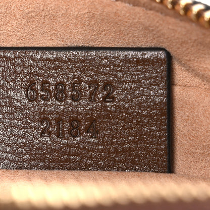 Gucci GG Supreme Monogram Azalea Calfskin Mini Retro Interlocking G Shoulder Bag Beige Ebony Brown Sugar 7 of 10