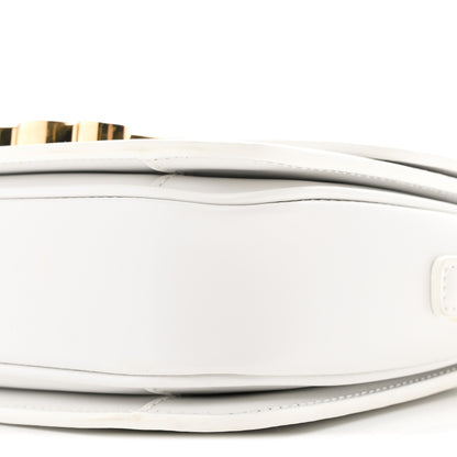 Celine Shiny Calfskin Teen Triomphe White 10 of 10