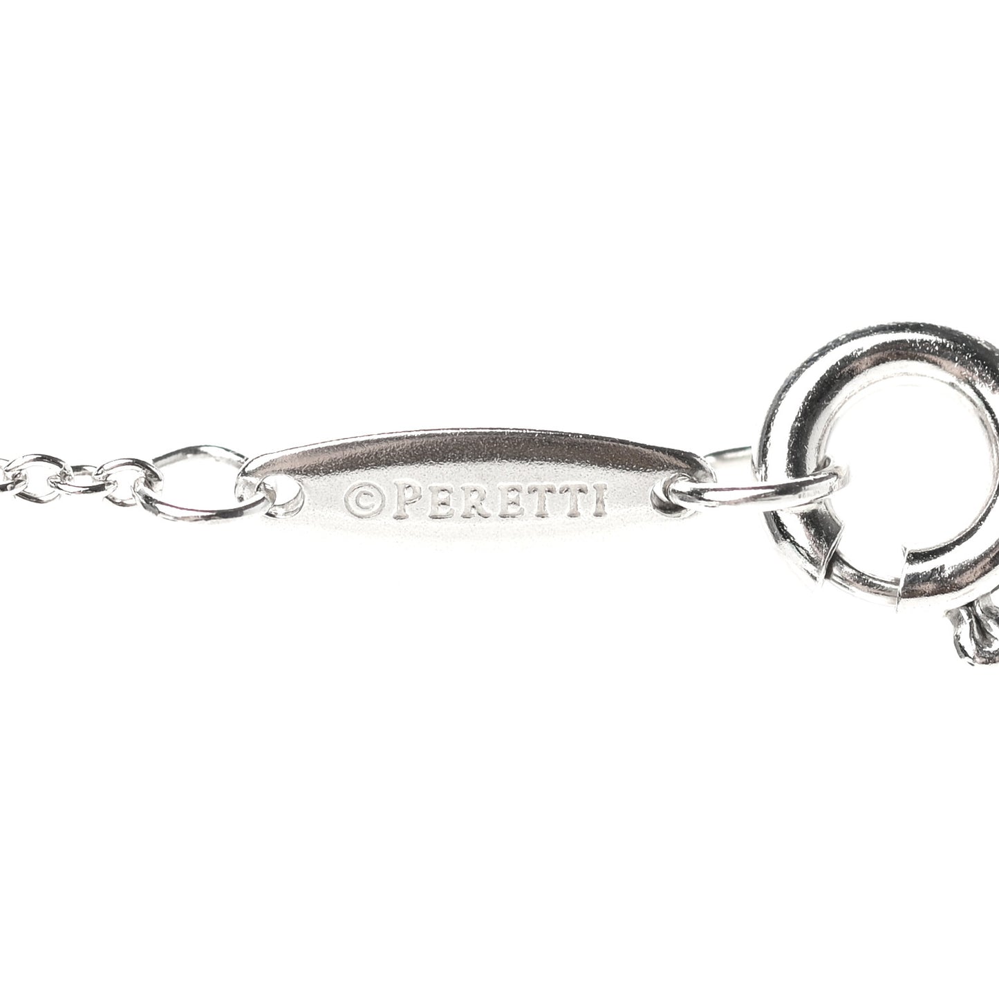 Sterling Silver Elsa Peretti Cross Pendant Necklace