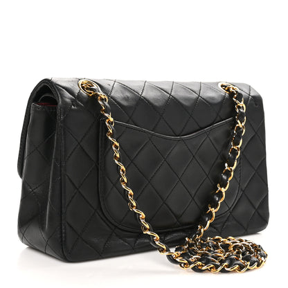 Chanel Lambskin Quilted Small Double Flap Black 3 of 10