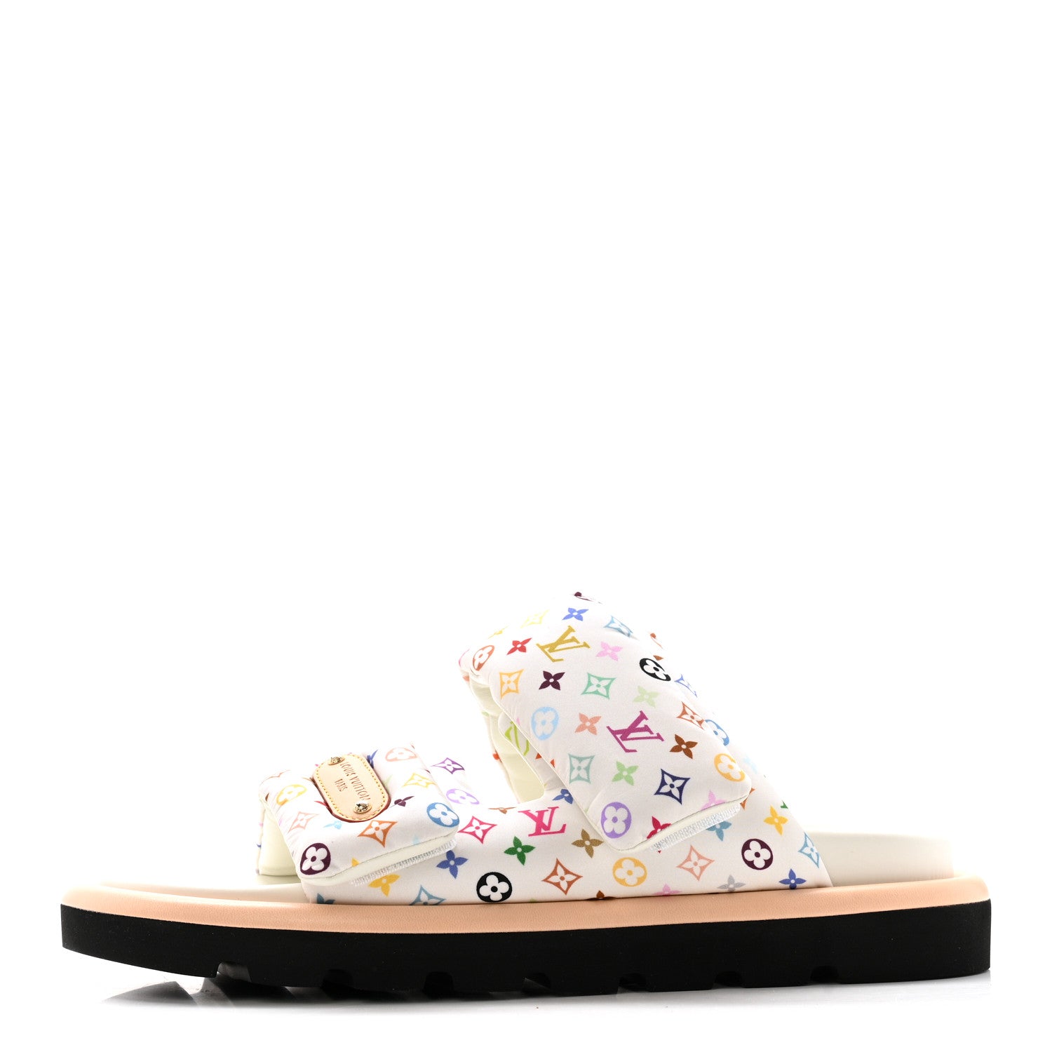 Louis Vuitton LV X TM Monogram Multicolor Pool Pillow Flat Comfort Mule 40 White 1 of 9