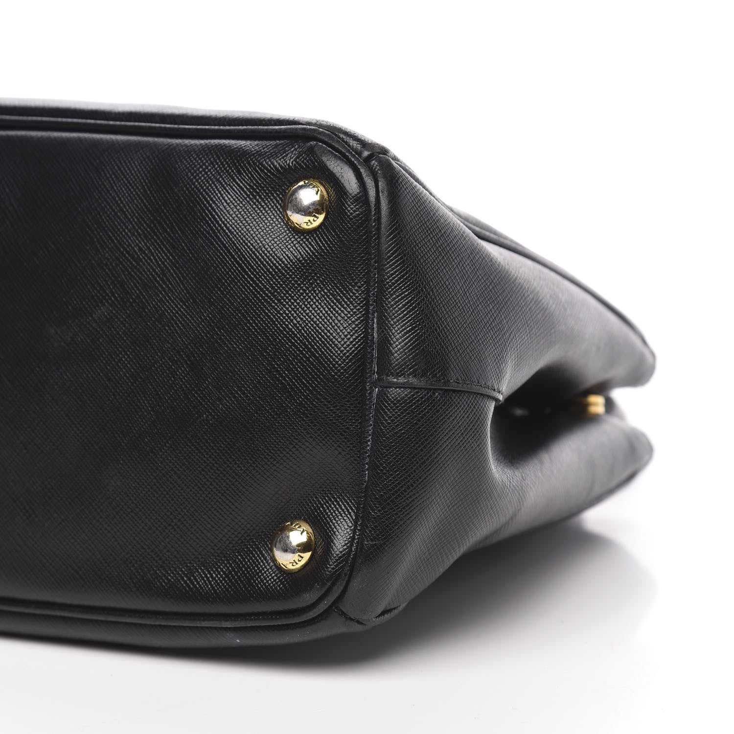 Prada Saffiano Small Galleria Double Zip Tote Black 8 of 13