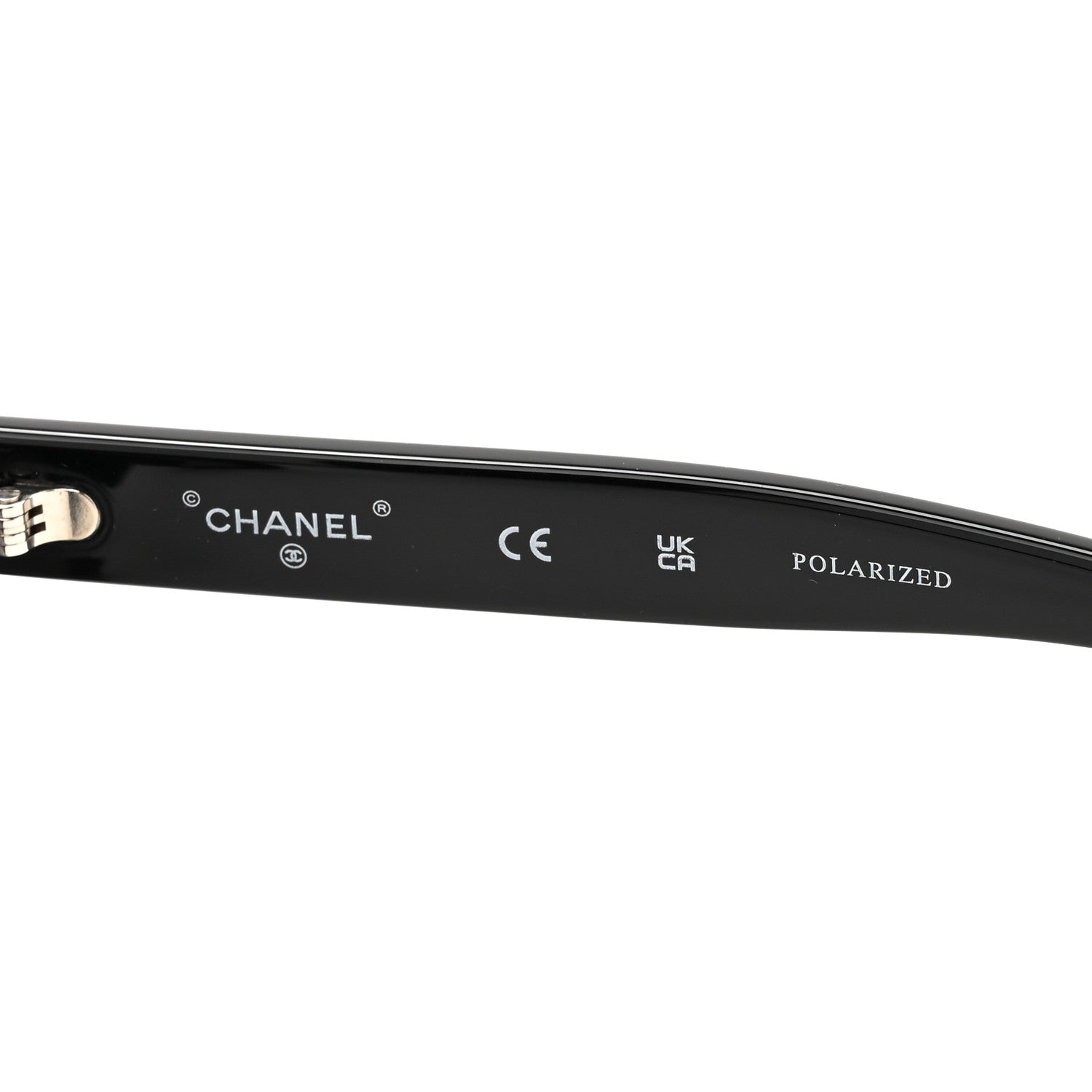 Chanel Acetate Polarized Butterfly Sunglasses 71548A Black 6 of 7
