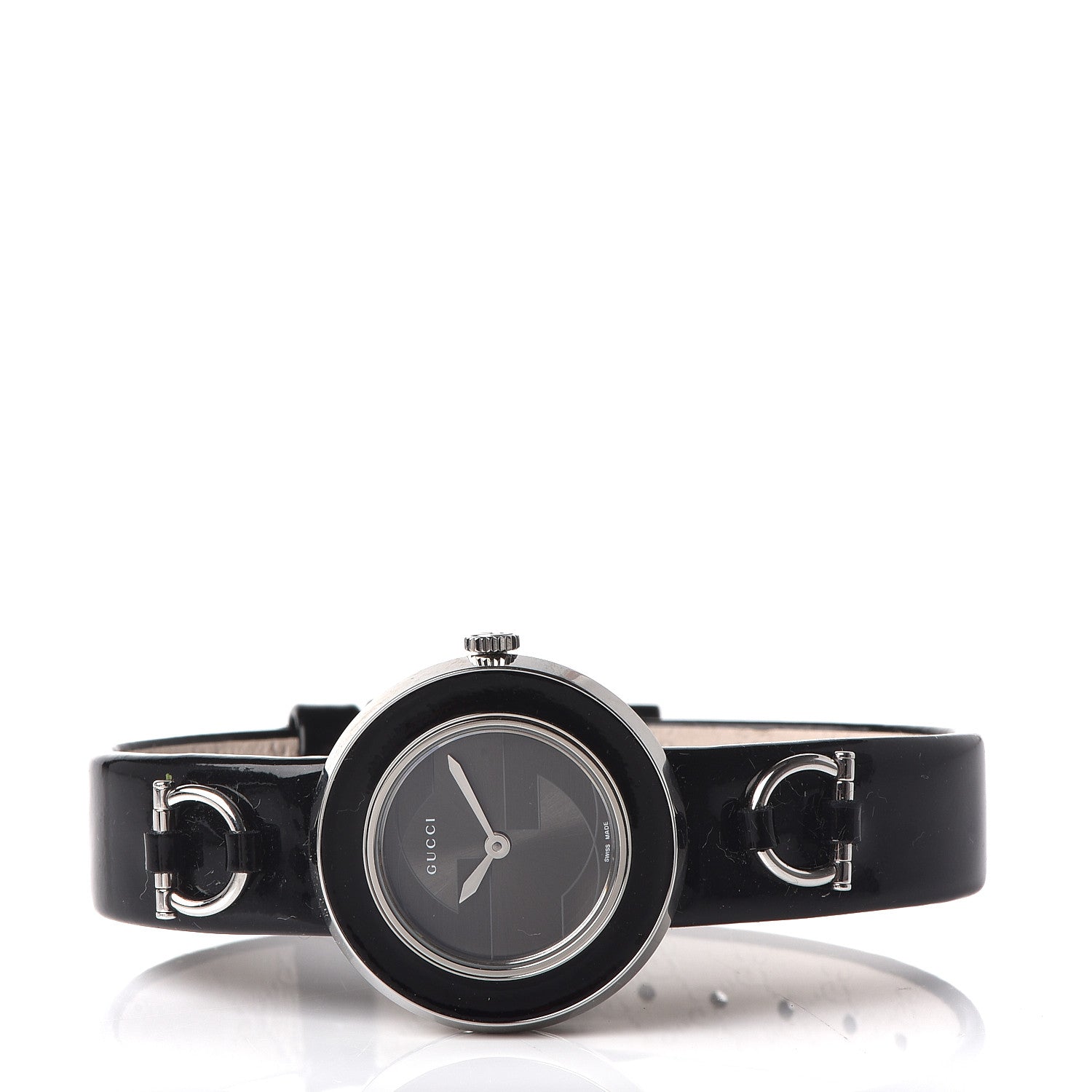 Gucci Stainless Steel Calfskin 27mm U-Play Quartz Watch Grey 3 of 7