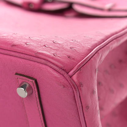 Hermes Ostrich Birkin 35 Fuchsia 10 of 13