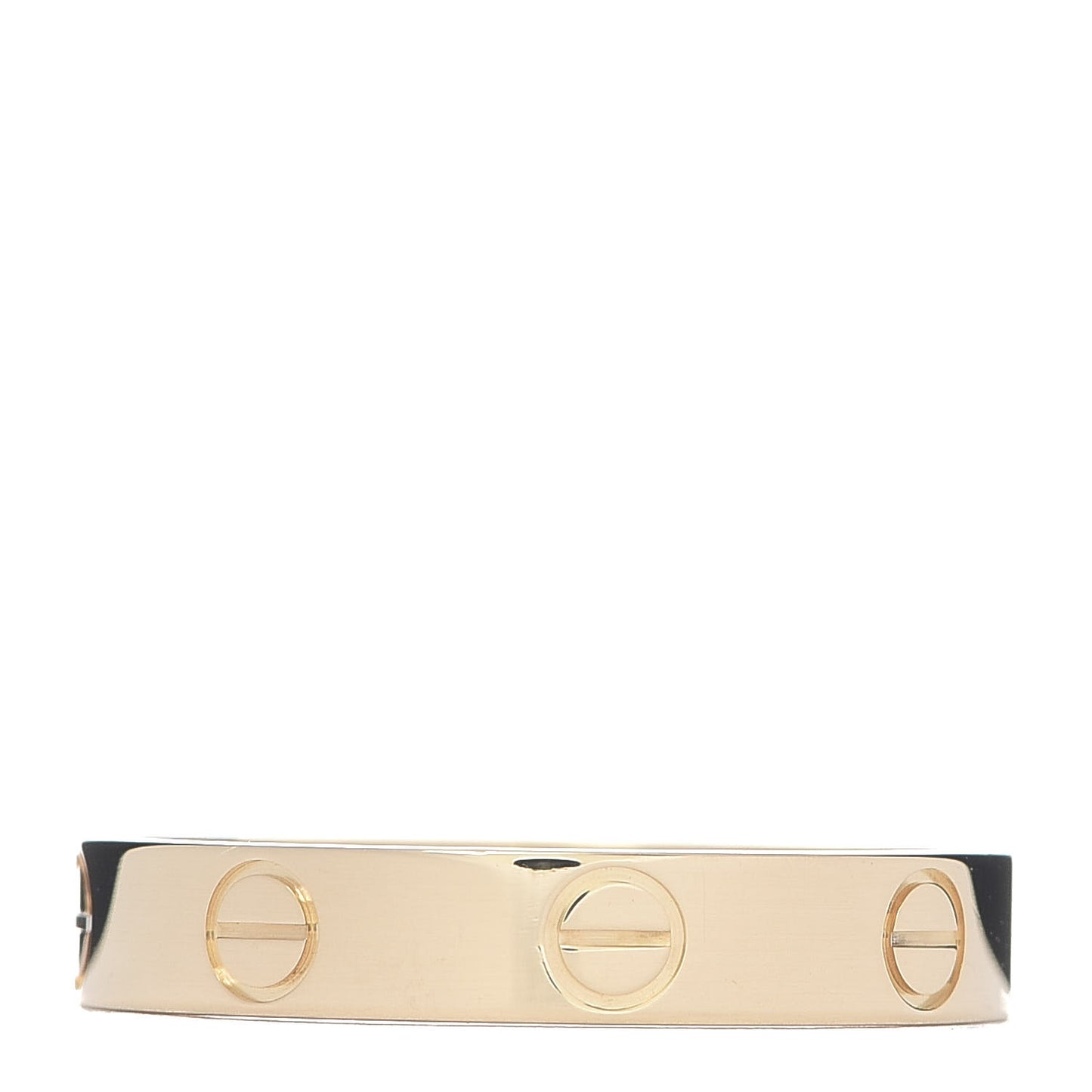 18K Yellow Gold 3.5mm LOVE Wedding Band Ring 55 7.25