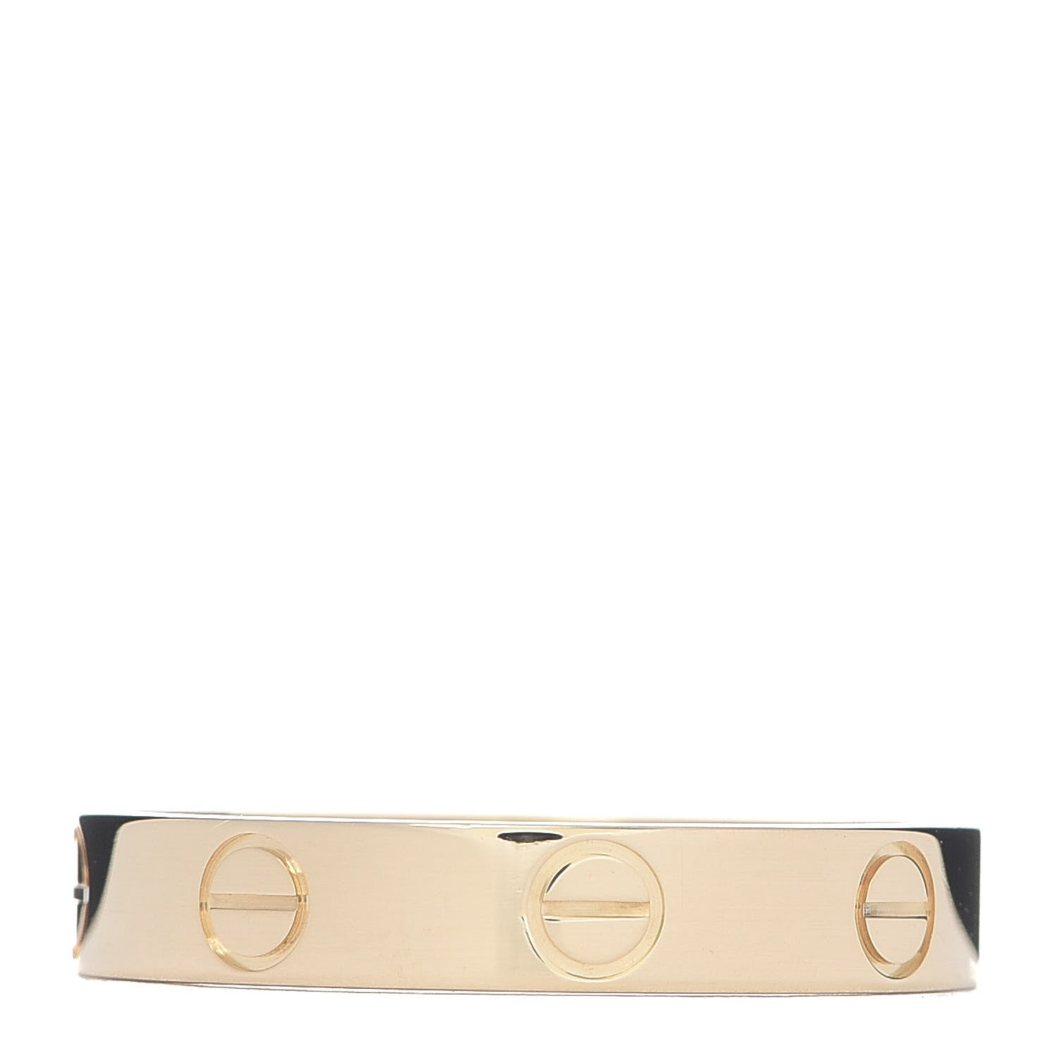 Cartier 18K Yellow Gold 3.5mm LOVE Wedding Band Ring 55 7.25 3 of 5