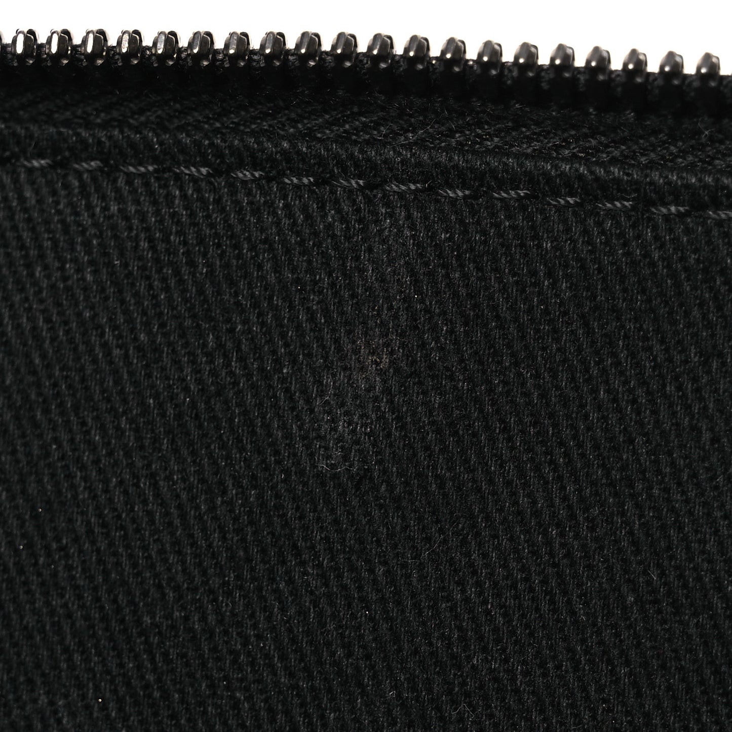 Coated Canvas La Greca Signature Messenger Bag Black Gray