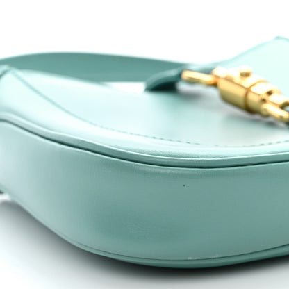 Gucci Boarded Dyana Lux Calfskin Mini Jackie 1961 Hobo Dusty Azure 9 of 14