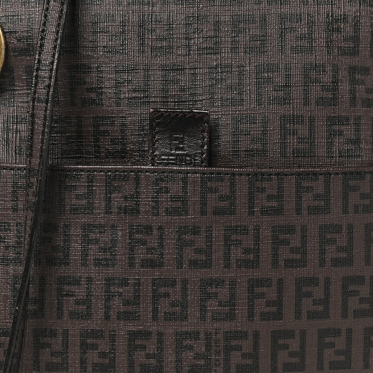 Fendi Zucchino Spalmati Forever Small Crossbody Moro Black 8 of 11