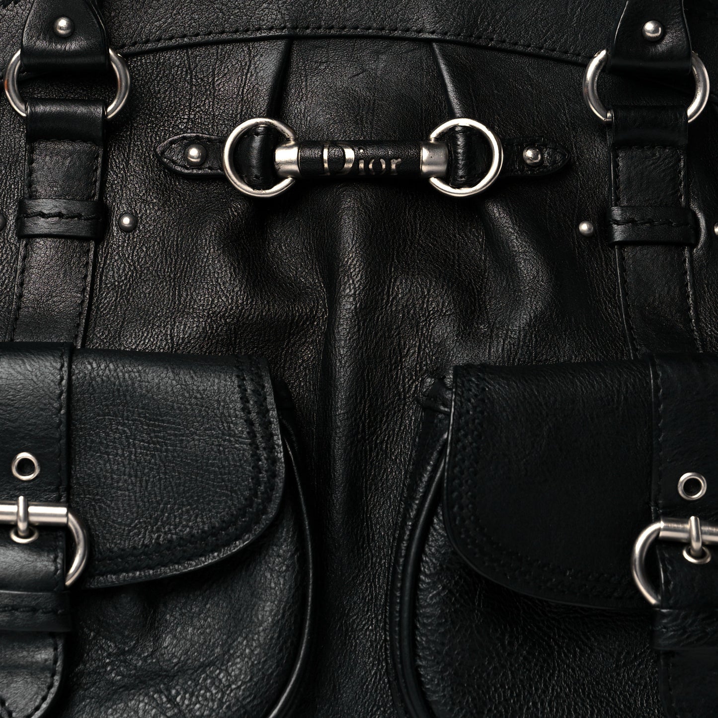 Calfskin My Dior Satchel Black