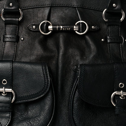 Christian Dior Calfskin My Dior Satchel Black 7 of 9