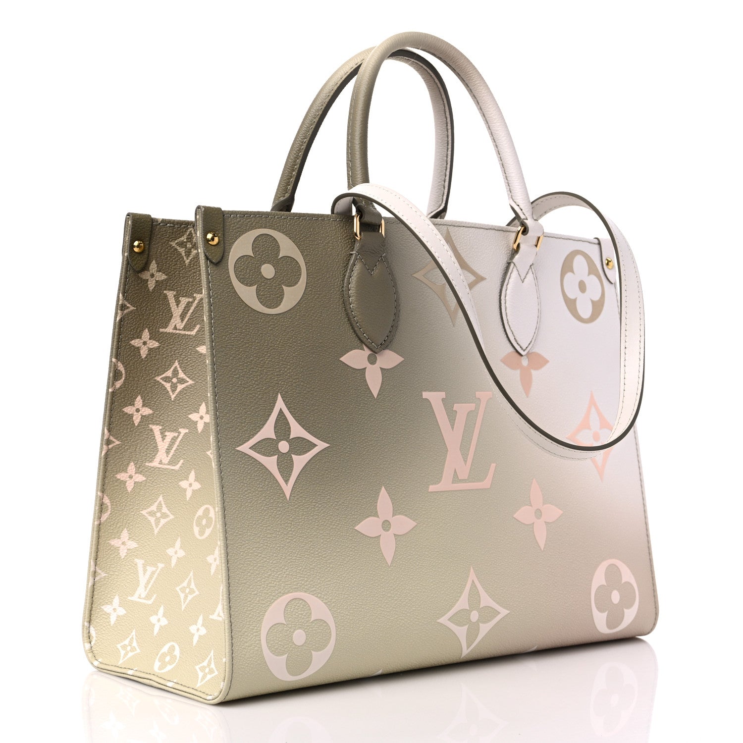Louis Vuitton Monogram Giant Spring In The City OnTheGo MM Sunset Kaki 3 of 8