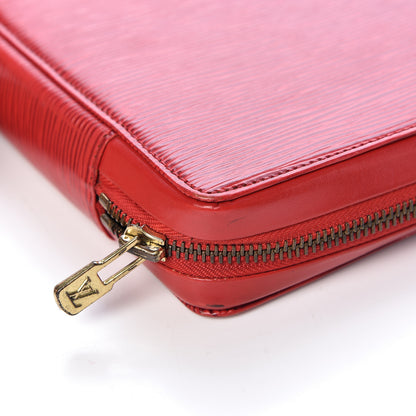 Louis Vuitton Epi Travel Diary Castillan Red 18 of 19