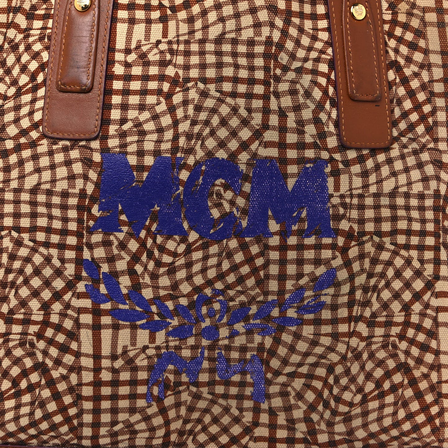 Visetos Medium Liz Reversible Shopper Tote Cognac