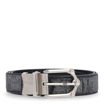 Louis Vuitton Damier Frog 30mm Reversible Belt 100 40 Black Grey 1 of 7