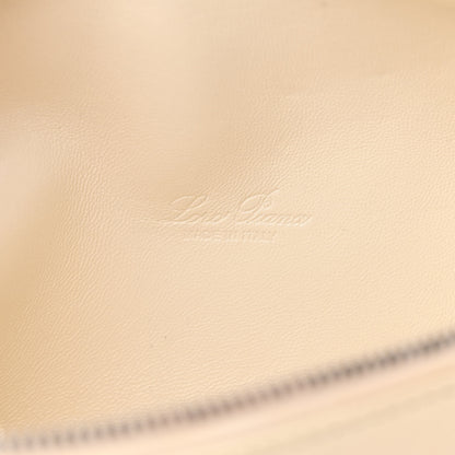 Loro Piana Grained Calfskin L19 Extra Pocket Pouch Whisper White 6 of 16