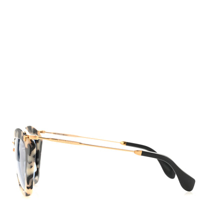 Miu Miu Acetate Metal Cat Eye Sunglasses SMU10N Tortoise 3 of 8