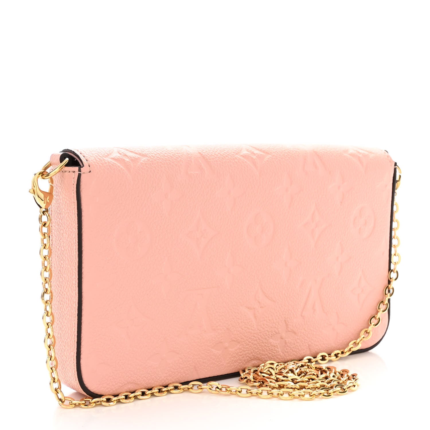 Louis Vuitton Empreinte Pochette Felicie Chain Wallet Rose Poudre 4 of 14