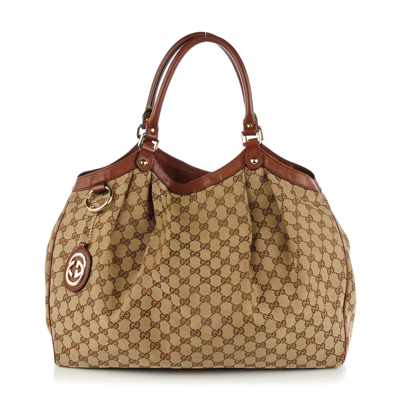 Gucci Monogram Large Sukey Tote Brown 1 of 8
