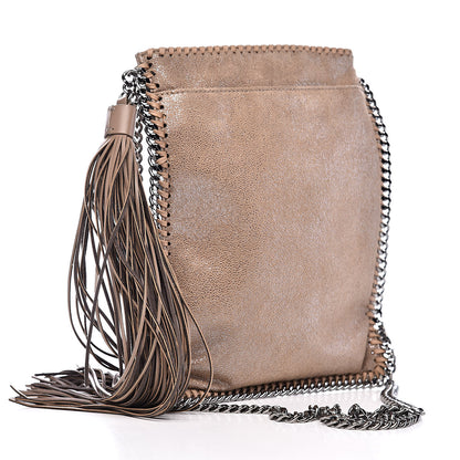 Stella McCartney Shaggy Deer Falabella Flat Crossbody Beige 3 of 10