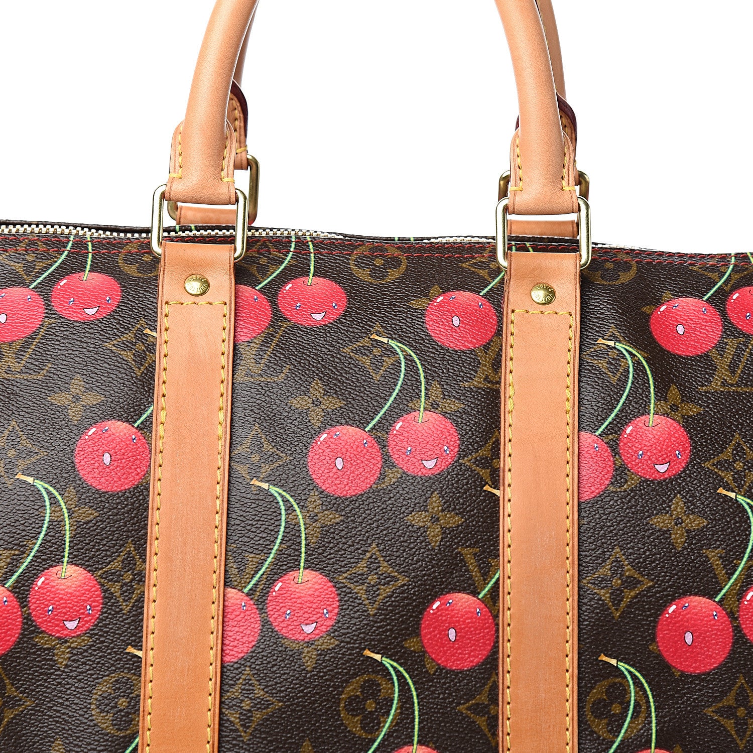 Louis Vuitton Monogram Cerises Keepall 45 12 of 12