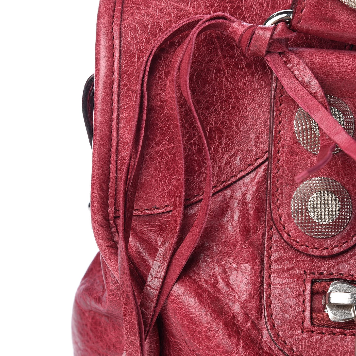Agneau Giant 21 Silver Hardware City Pourpre