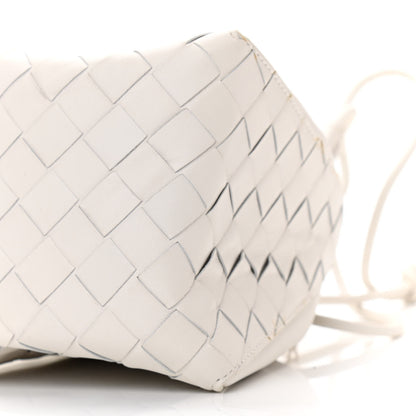 Bottega Veneta Nappa Intrecciato The Mini Knot Shoulder Bag Chalk 11 of 11