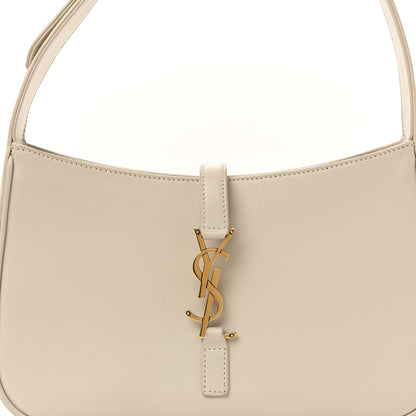 Saint Laurent Smooth Calfskin Le 5 A 7 Hobo Blanc Vintage 8 of 13