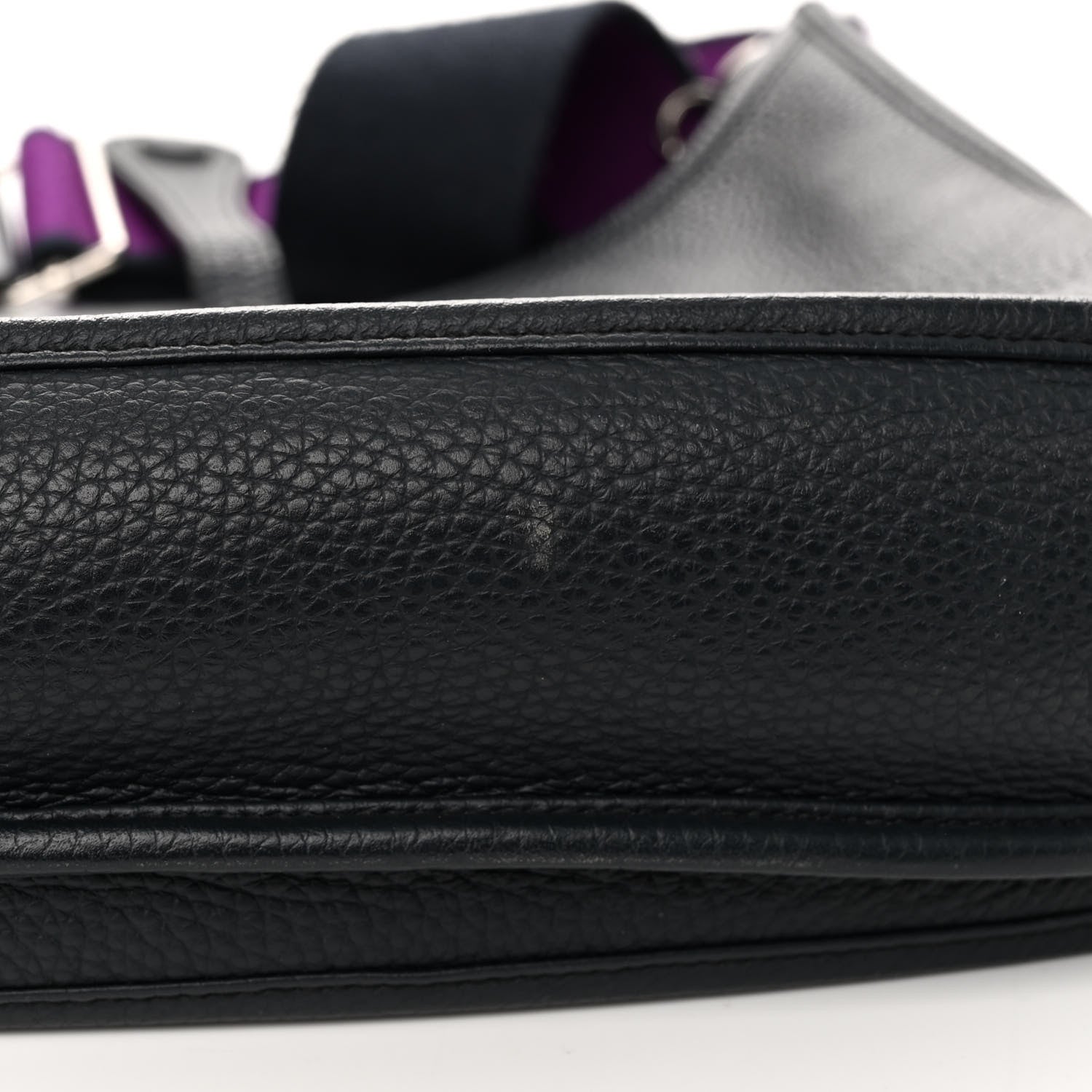 Hermes Taurillon Clemence Amazone Evelyne III GM Bleu Obscur Ultraviolet 11 of 11