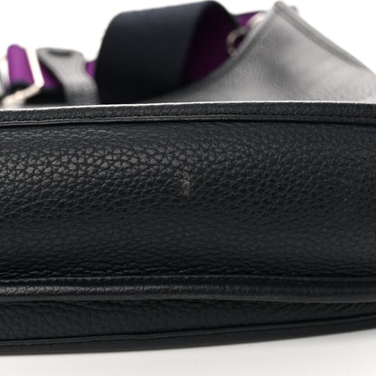Hermes Taurillon Clemence Amazone Evelyne III GM Bleu Obscur Ultraviolet 11 of 11