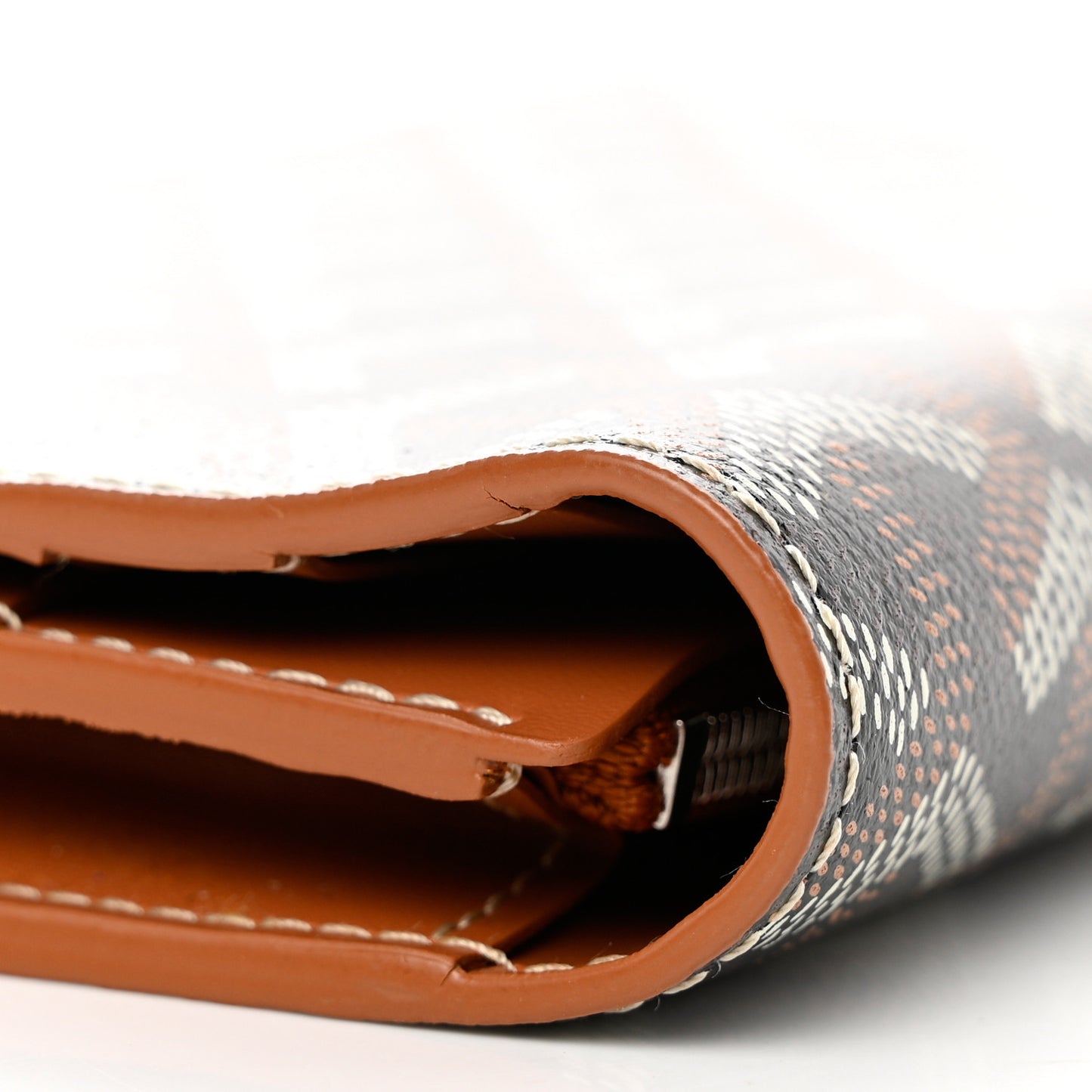 Goyardine Richelieu Wallet Black Gold